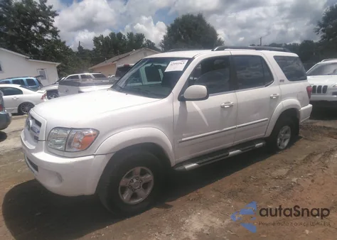 2005 Toyota Sequoia Sr5 V8 из США, поврежденный, VIN 5TDZT34A55S249904